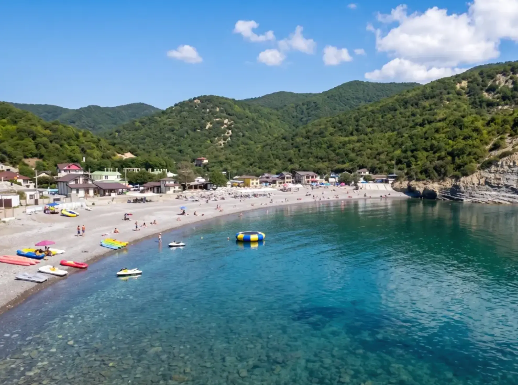 Вид на центральный пляж Дюрсо