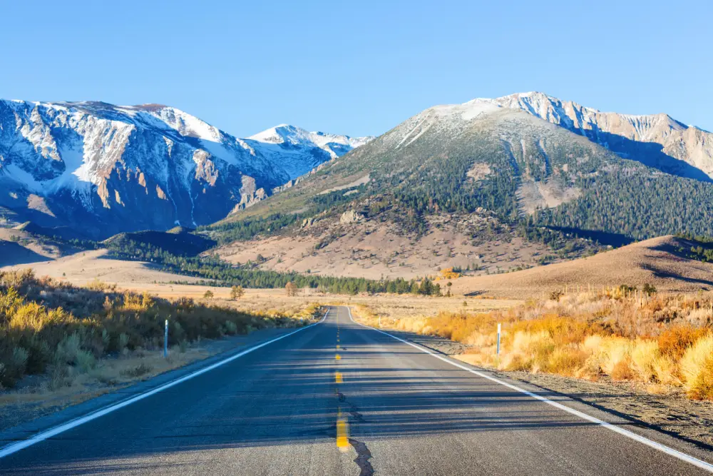 Живописная дорога в горах Алтая