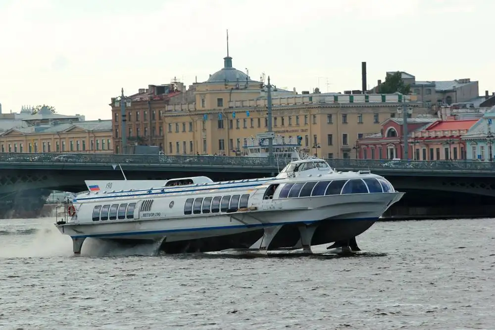 поездка на метеоре в Кронштадт