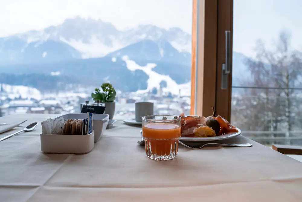 Ресторан в роскошном горнолыжном курорте