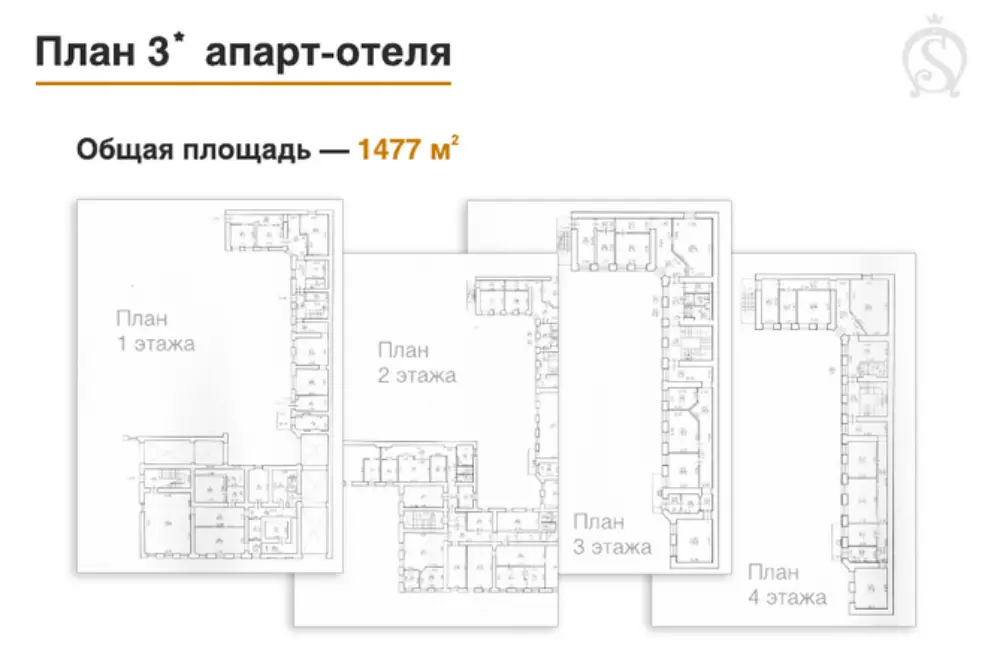 План апарт-отеля Сокрома