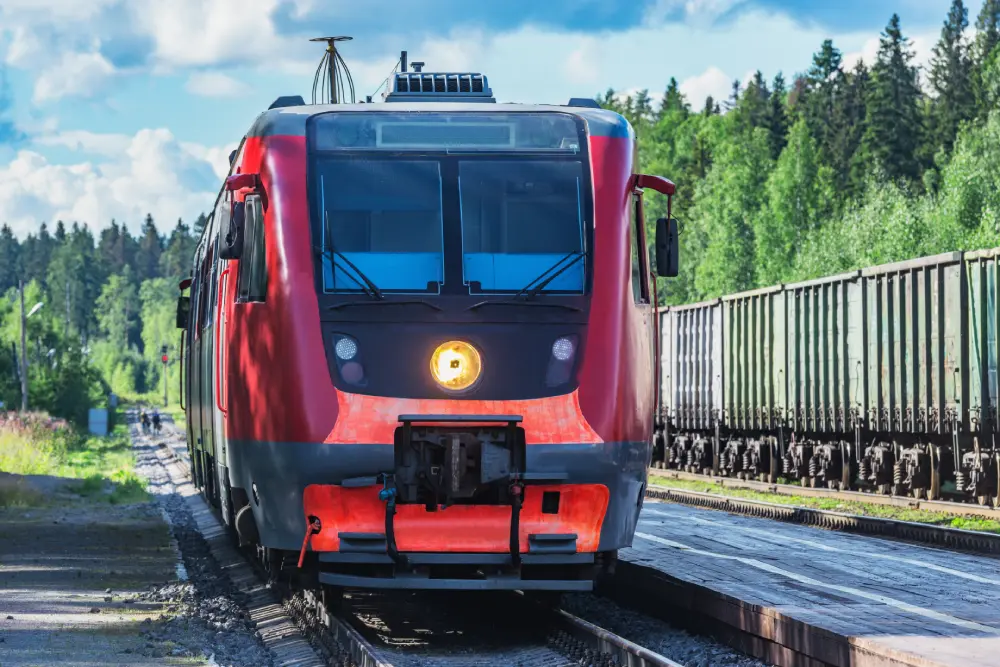 Поезд на станции