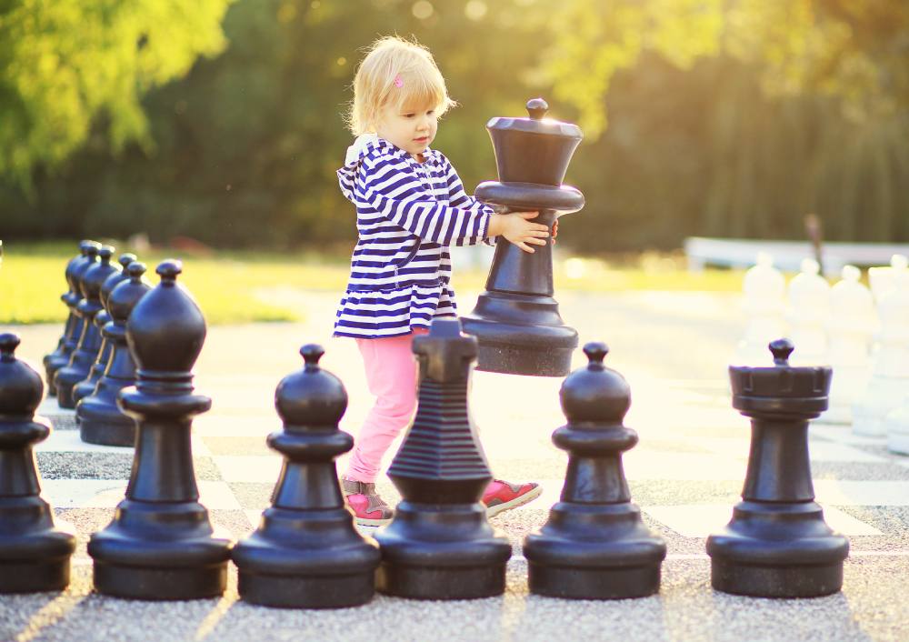 Детская площадка - шахматный дворик