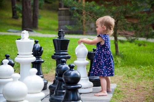 Детская площадка - шахматный дворик