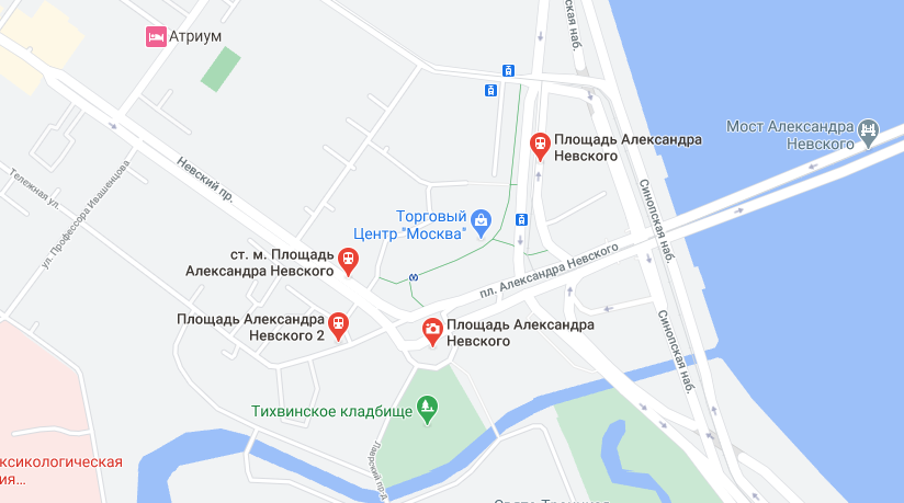 Площадь Александра Невского 1 и 2