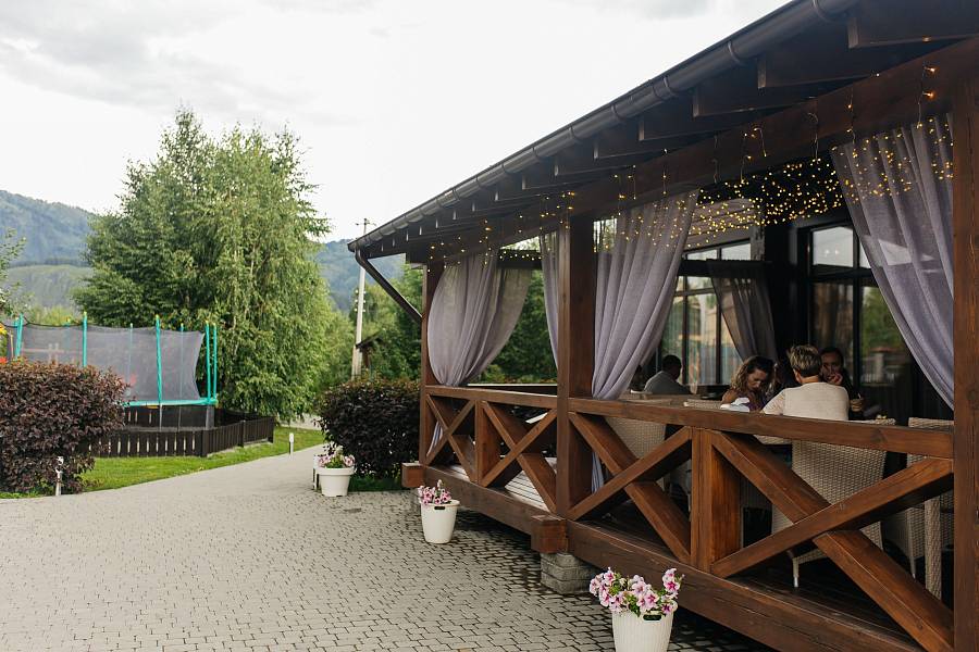 Терраса ресторан фото