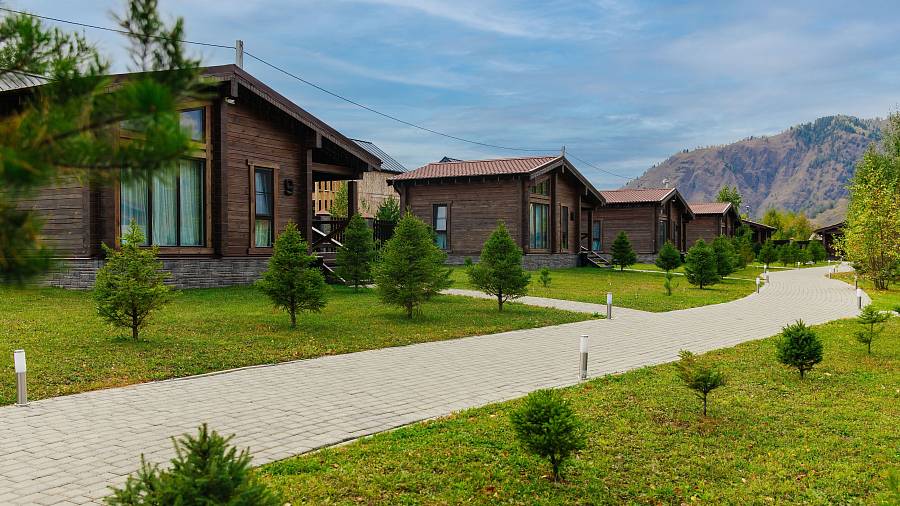 Домики на территории фото