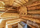 фото интерьера сауны из дерева с подсветкой