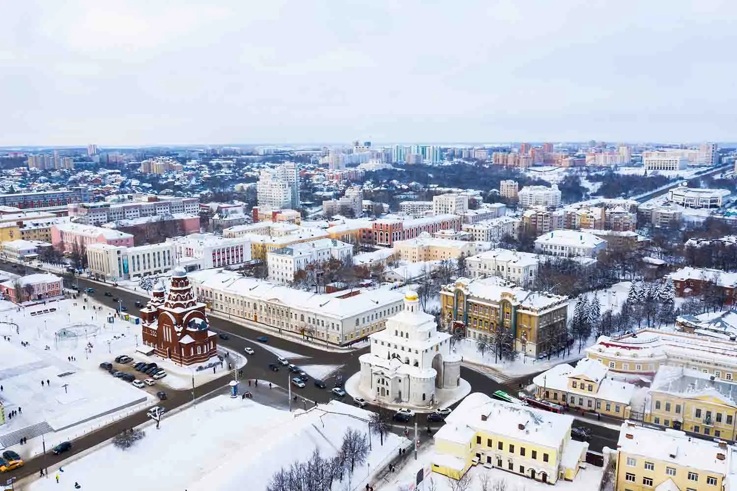 владимир город зимой